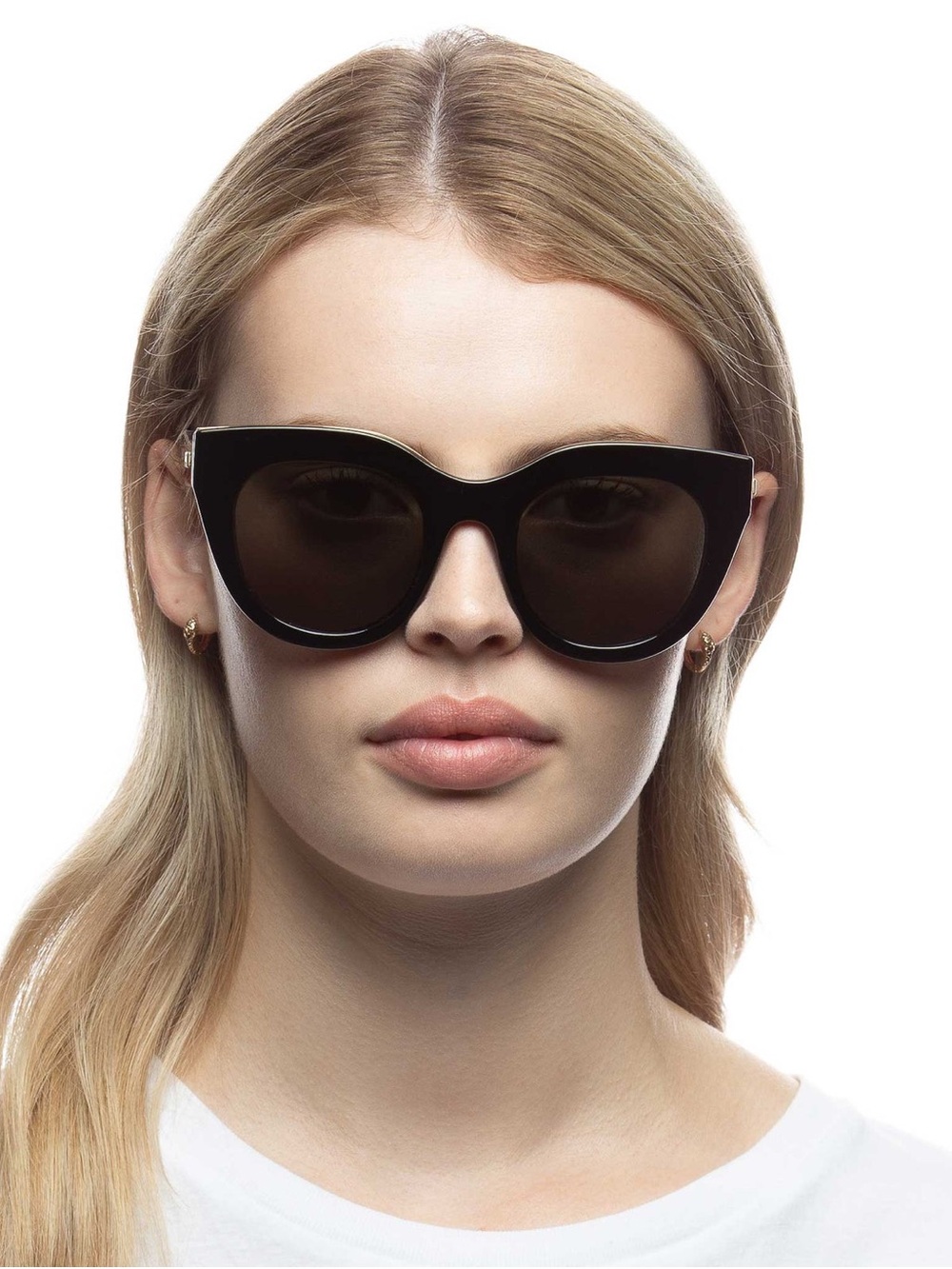 Le Specs - Air Heart - Sunglasses - Black/Gold